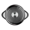 Miniatyrbild 4 av 6: Induktionsgrytset 8 delar Aluminium Gjutjärn, 3 Kastruller, Lock Smile MGK-17 Svart 1004666