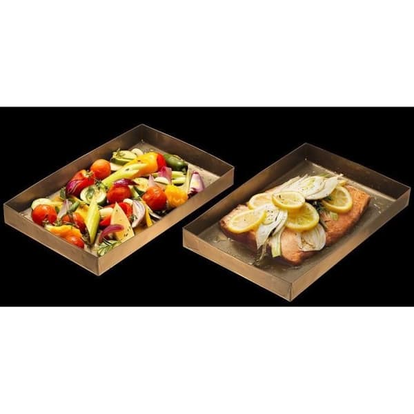 Set med 2 bakplåtar med non-stick