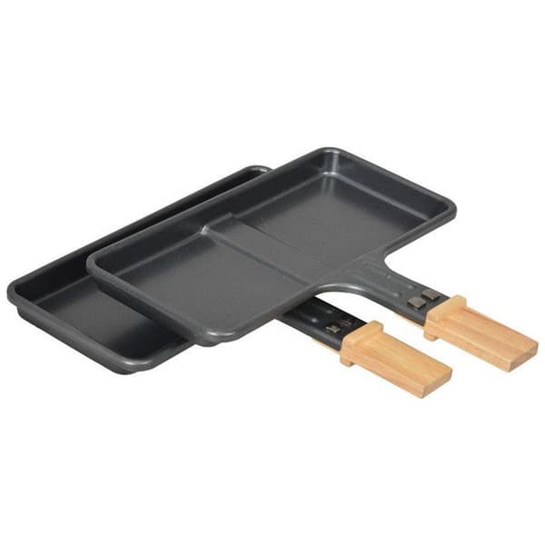 Kökskock KCWOOD 8 MAXI raclettegrill - Svart - Träfinish - 8 personer