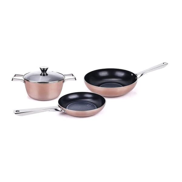 Moneta myntbatteri 4 stycken rostfritt stål induktion Batt.4 stycken. Valutaskydd Kopparbas Induz. Nätverk, aluminium - 0015566615