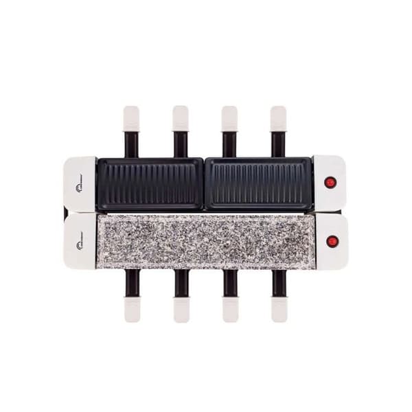 Raclettemaskin - LITE BALANS - 8502 - 8 personer - 1200W - Avtagbar platta