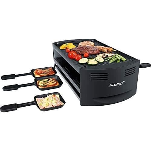 Raclette/Grill - STEBA - RC 6 - 2 Värmespiraler - 1400 Watt - Non-stick