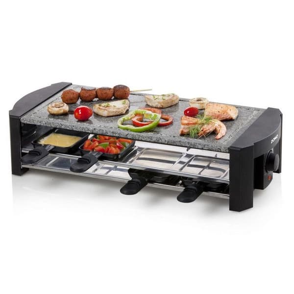 Domo Apparaten för raclette 8 personer 1300w + grillsten - do9186g