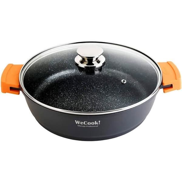 Induktionsköksset 8 delar i non-stick aluminium utan PFOA Wecook WCOK-CHEF4B Negro 53448