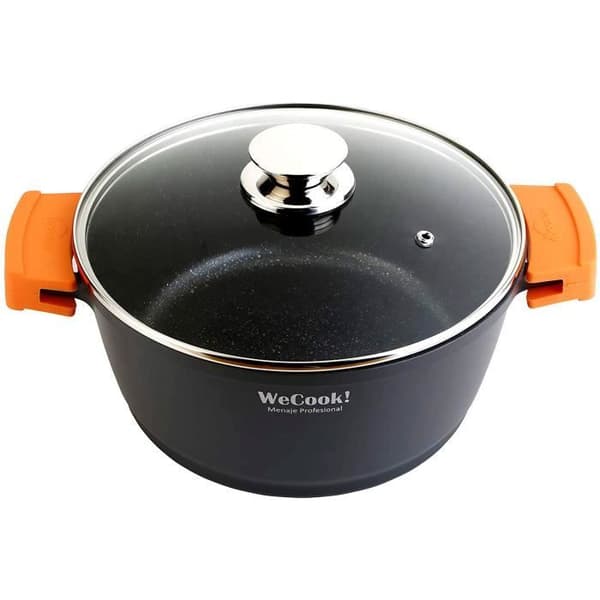 Induktionsköksset 8 delar i non-stick aluminium utan PFOA Wecook WCOK-CHEF4B Negro 53448