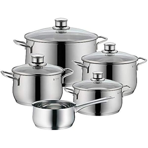 Köksredskap - WMF - Set med 5 köksredskap - Kromat stål - Induktionskompatibel - 80 cm
