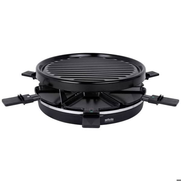 Silva Homeline PK-R 066 Raclettegrill, non-stick beläggning, överhettningsskydd, 6 stekpannor, indikatorlampa