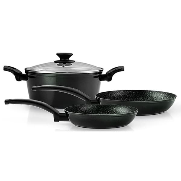 Induktionskastrullset 4 Delar Stöttålig Non-stick utan PFOA FAGOR Vivant 424 Svart 00680