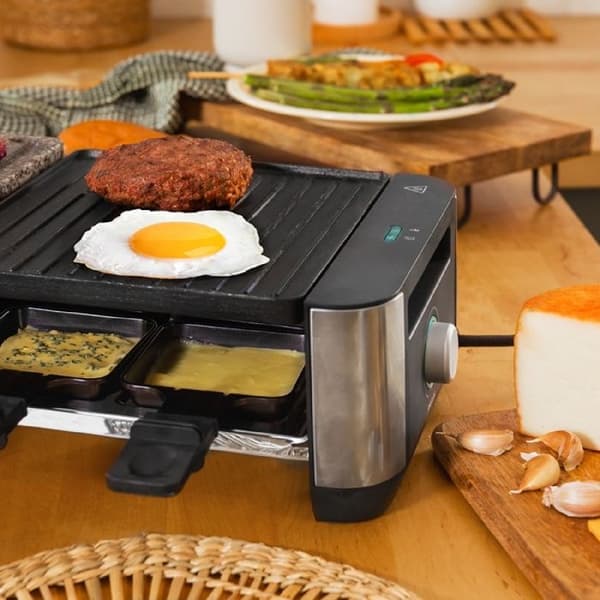 Raclette Inox Cheese&Grill 16000 Inox MixGrill Cecotec