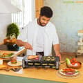 Miniatyrbild 2 av 5: Cecotec Raclette Ostgrill 16000 Inox MixGrill