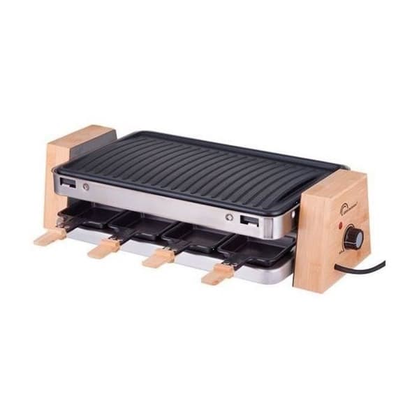LITE BALANS - Raclette / Grill - 1500W - 8 personer - Elegans - trä/rostfritt stål - 8388