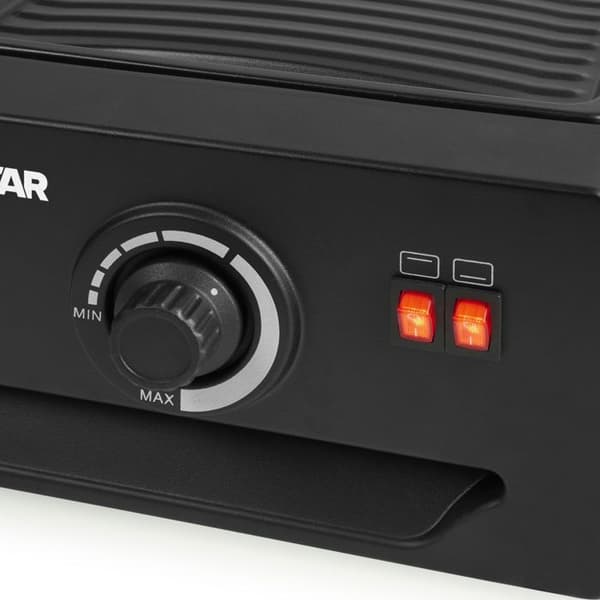 Tristar RA-2736 raclettegrill - Raclette - Pizzor och grill - 1300 W - Tillbehör ingår - Svart - 8 personer