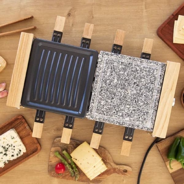 Cecotec Raclette Ost &amp; Grill 8400 Wood MixGrill