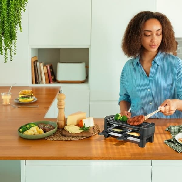 Raclette/Grill - CECOTEC - 3200 ficka - 320W - 2 personer - non-stick tallrik