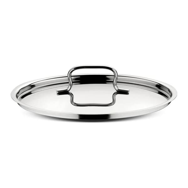 Grillock till kastrull - Lagostina - 010740060124 - Rostfritt stål 18/10 - Grå - 24 cm