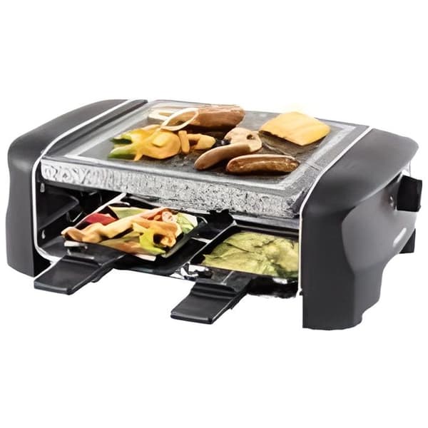 Princess Stone raclettegrill med 4 stekpannor 600 W 162810