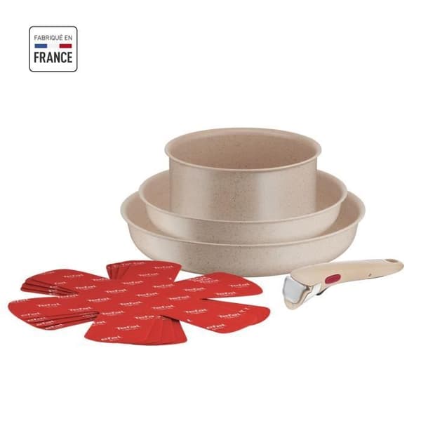 Tefal Ingenio Kokkensæt 8 stk, Pander, Gryde, Induktionsvenlig, Non-stick belægning, Fremstillet i Frankrig, Delight L7839802