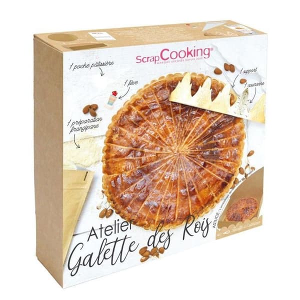 Kit för att göra din galette des rois - SCRAPCOOKING - Frangipane förberedelse - Tillbehör ingår