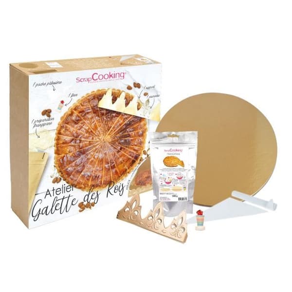 Kit för att göra din galette des rois - SCRAPCOOKING - Frangipane förberedelse - Tillbehör ingår