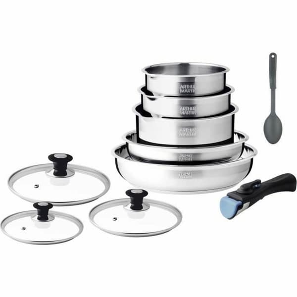 Kastrullset Arthur Martin AM4485 10 Delar
