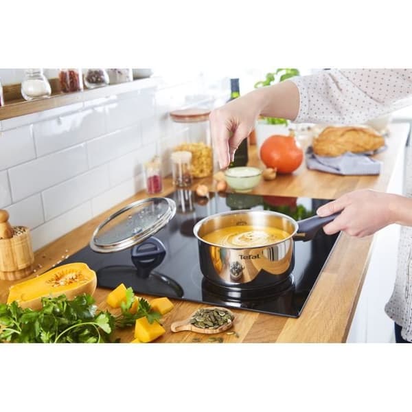 TEFAL G713SB45 Daily Cook Set 11 delar ROSTFRITT STÅL: 16 cm kastrull + 20 och 24 cm grytor med lock + 28 cm långpanna + 5 redskap