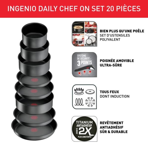 Ingenio Daily Chef On Set 20 delar