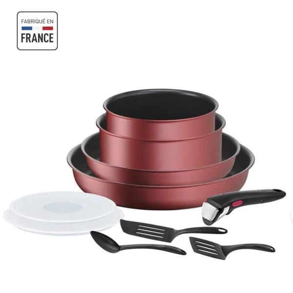 TEFAL INGENIO Daily Chef Batteri 10 p, Induktion, Non-stick beläggning, Stekpannor och kastruller, Tillverkad i Frankrike L3989502
