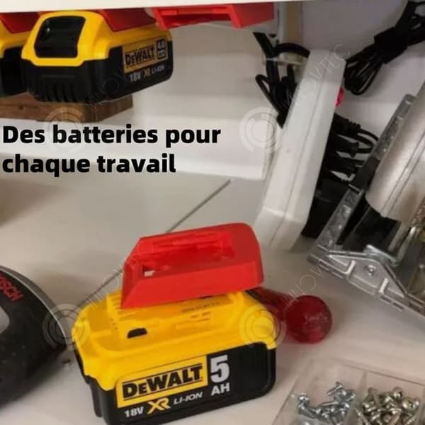 INN-batteri 6000mAh handborrverktyg, reservdelar för litiumbatteri Litiumbatteri Dewei T