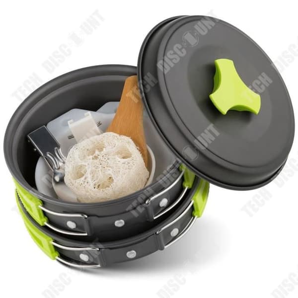 TD® Utomhustillbehör Camping Köksredskap Set Utomhusservis Bärbar individuell Köksredskap Set