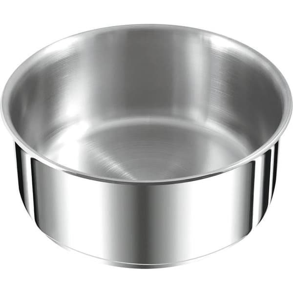 Tefal Ingenio Set med 4 delar, Kastruller 161820 cm 1 avtagbart handtag, Induktion, Rostfritt stål, Stapelbar, Platsbesparing