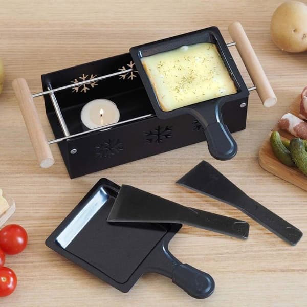 Raclette med stearinljus Duo - Märke - Modell - Järn - Gummi - 2 personer