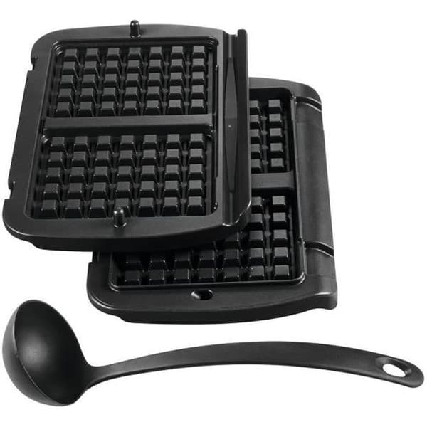 Våffeltallrik - Tefal XA7238 - Kompatibilitet GC706 GO706 GC71 GC73 GR71 GO71 - Aluminium - Svart
