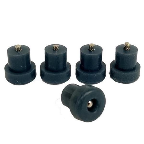 Set med 5 gummikuddar - KENWOOD - KW650568 - Tillbehör till matberedare - Svart - Med skruvar