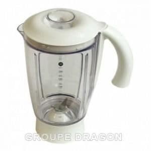 Komplett vit mixerskål för Kenwood BL430 FP591 - Originaltillverkardel
