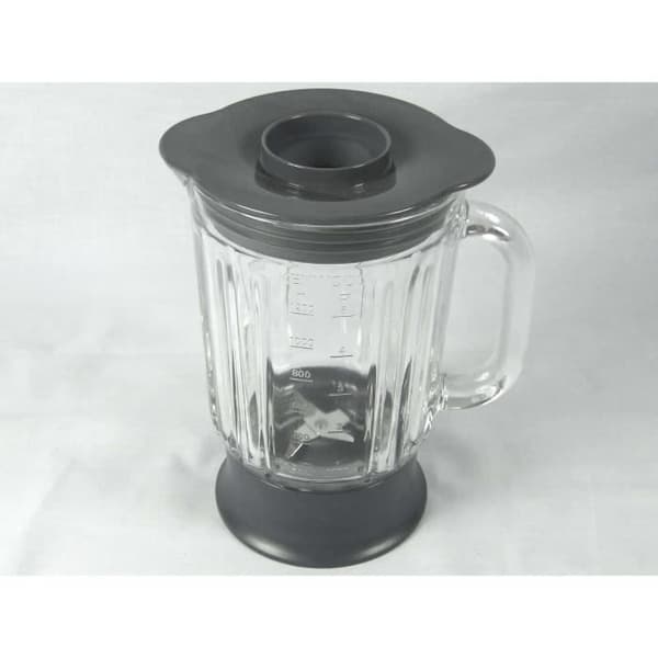 Glasbehållare för Kenwood FPM260/265/270 köksmaskiner - Grå