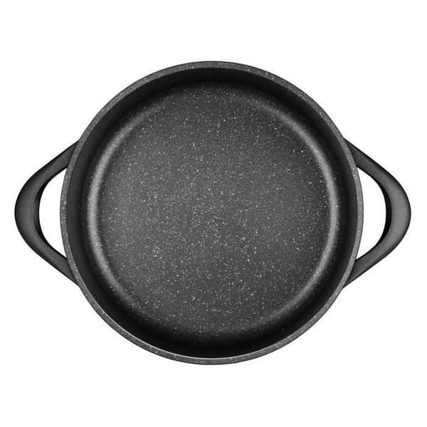 8-delad induktionskokkärl i gjuten aluminium, 3 kastruller, smillock MGK-17Negro 1004666