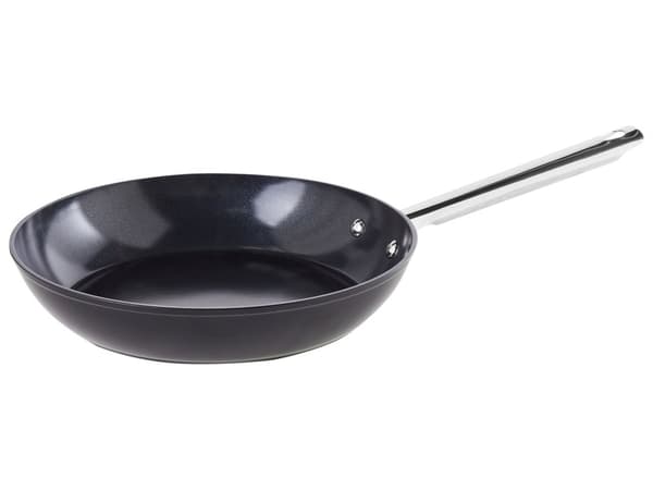 10-delers Grytesett Svart Aluminium Keramisk Belegg Non-Stick 3 Kasseroller med Lokk 2 Stekepanner