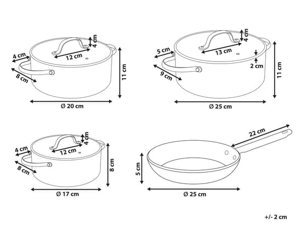 7-delt Grytesett Pastellrosa Aluminium Keramisk Belegg Non-Stick 3 Kasseroller med Lokk 1 Stekepanne