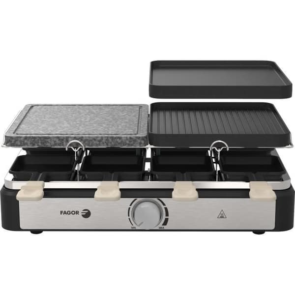 Apparat för raclette FAGOR - FGRG8 - Matsten - Upp till 8 personer - Justerbar termostat - 1400W