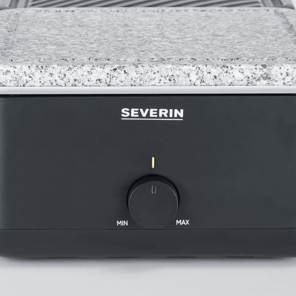 Racletteapparat SEVERIN - RG2366 - För upp till 8 personer - Naturlig sten och vändbar grillplatta - 1300W