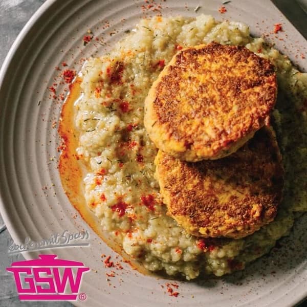 GSW Gourmet Granit Set med kastruller och stekpannor - Högkvalitativt aluminiumgjutning - Flerskikts non-stick beläggning - Finiti