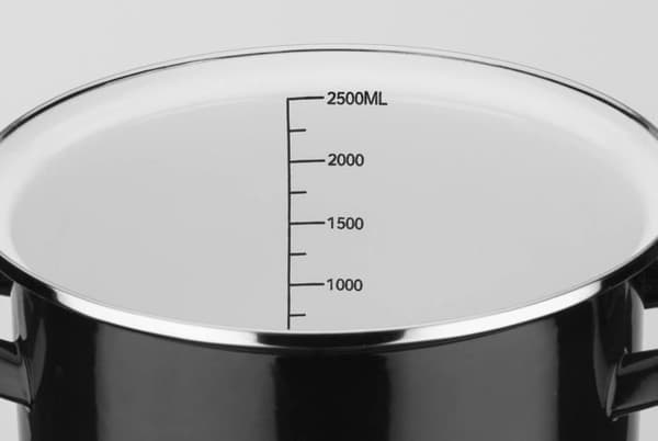 Gsw kokkärl - 255134 - Svart - Vit Set med 7 kastruller