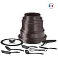 Miniatyrbild 1 av 5: TEFAL L6789102 Ingenio Extreme 15-delade köksredskapsset - Brown Stone Effect - Tillverkad i Frankrike