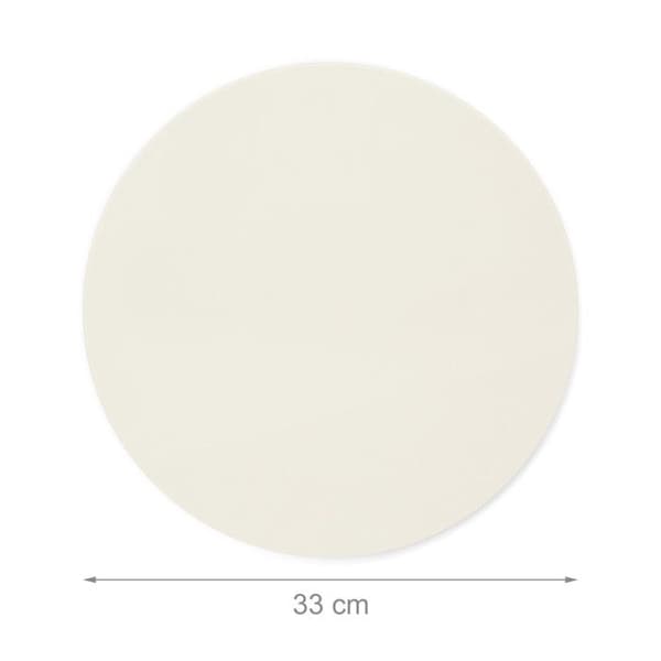 Relaxdays Pizzasten Diameter 33 cm Tjocklek; 1 cm Bakning Grillsten Köksredskap Bröd, beige