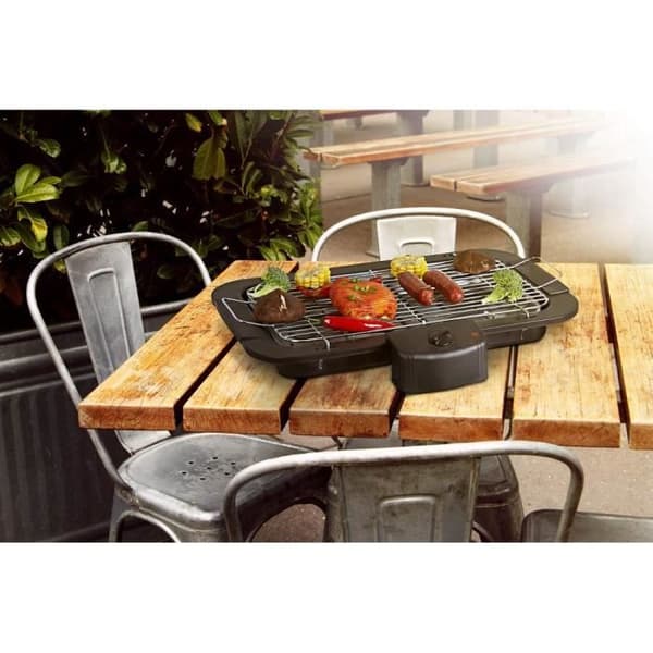 Ardes bärbar elektrisk grill, 2200 W, svart - AR1B01