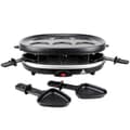 Miniatyrbild 4 av 4: 3 i 1 Raclette Set - LEOGREEN - Naturstensgrill - Komplett set med kokplattor