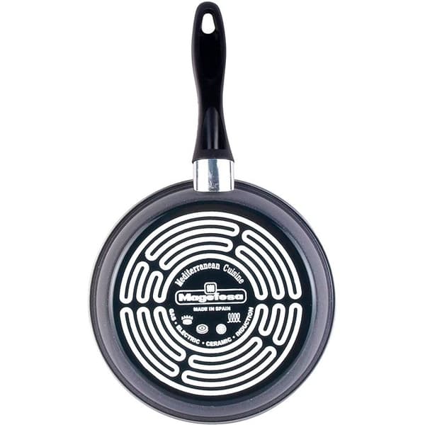Set med 3 stekpannor 20-24-28 cm, induktion, sten non-stick utan PFOA Magefesa Gransasso grå 88244