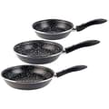Miniatyrbild 6 av 6: Set med 3 stekpannor 20-24-28 cm, induktion, sten non-stick utan PFOA Magefesa Gransasso grå 88244