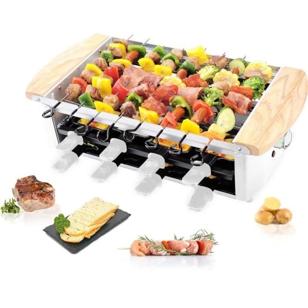 Raclette Grill Elspett LITTLE BALANCE Alpes 1200-8 - Vit