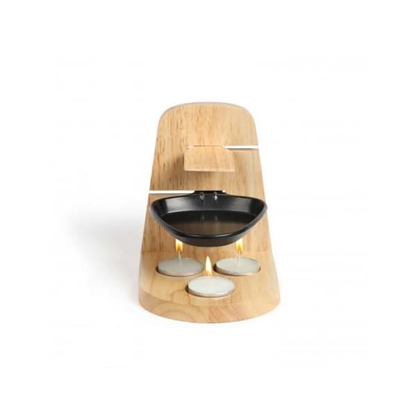 Racletteapparat 1 eller 2 personer med ljus 14 cm